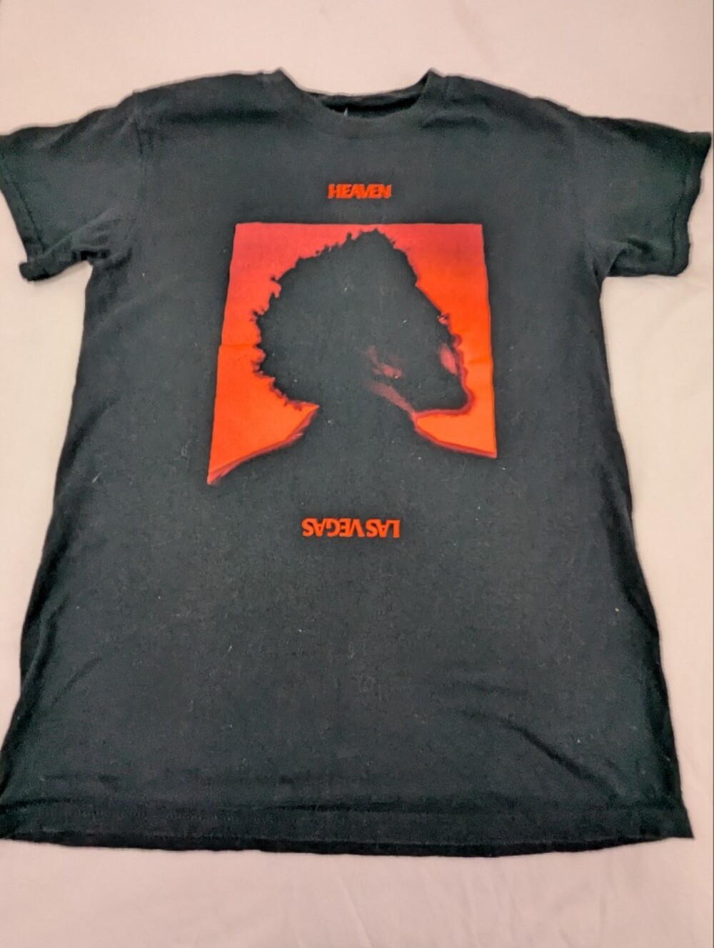 The Weeknd Heaven Las Vegas Black Tshirt Unisex Size Small